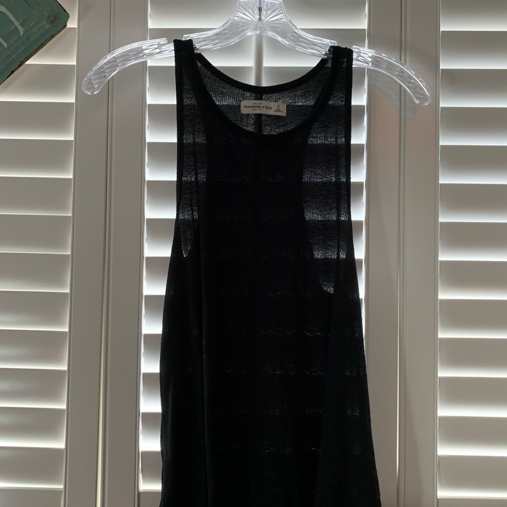 Abercrombie black tank top